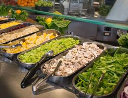 salad bar at RRCafe